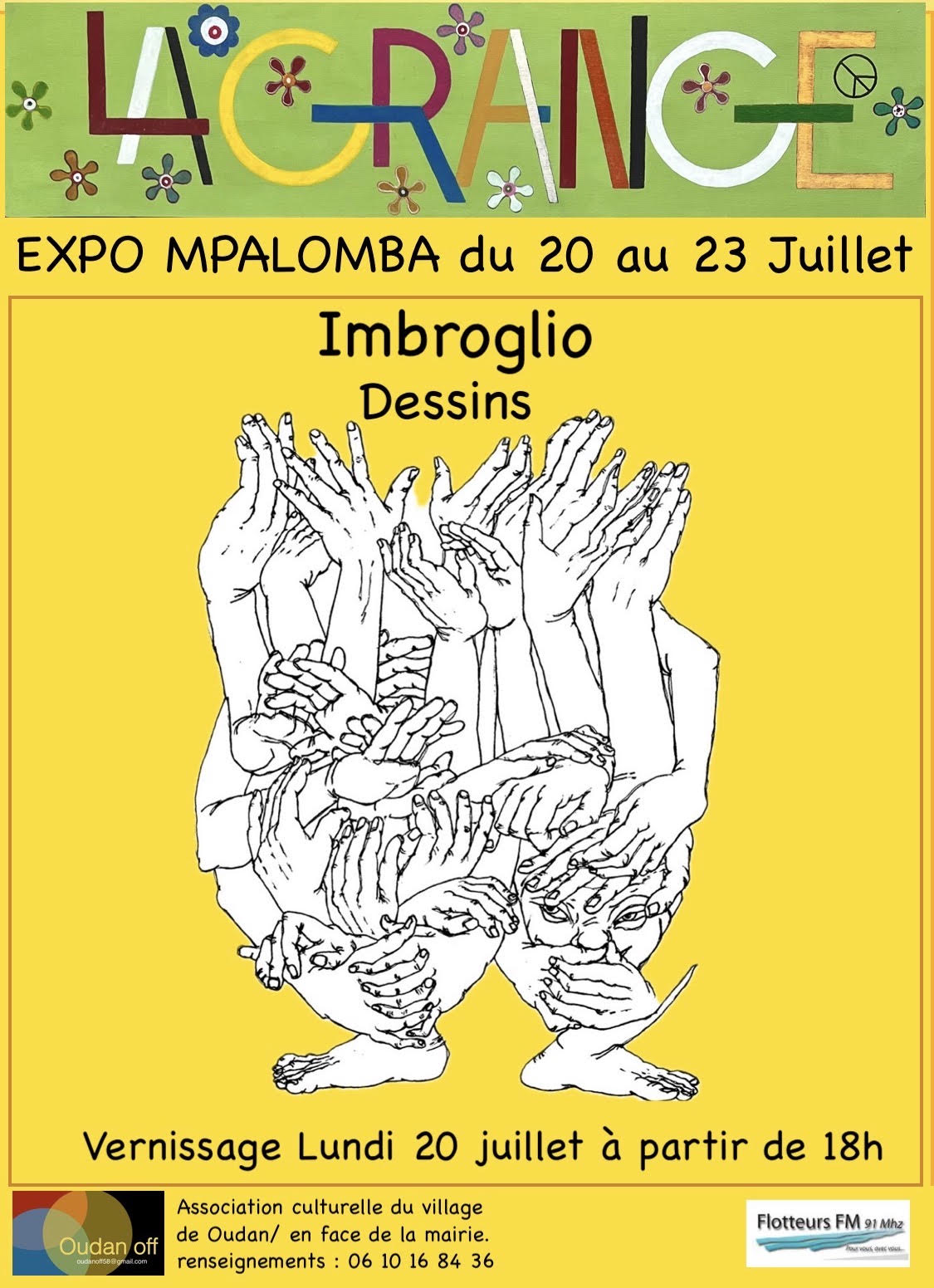 Exposition des dessins "Imbroglio" de Michel Palomba - La Grange / Oudan Off