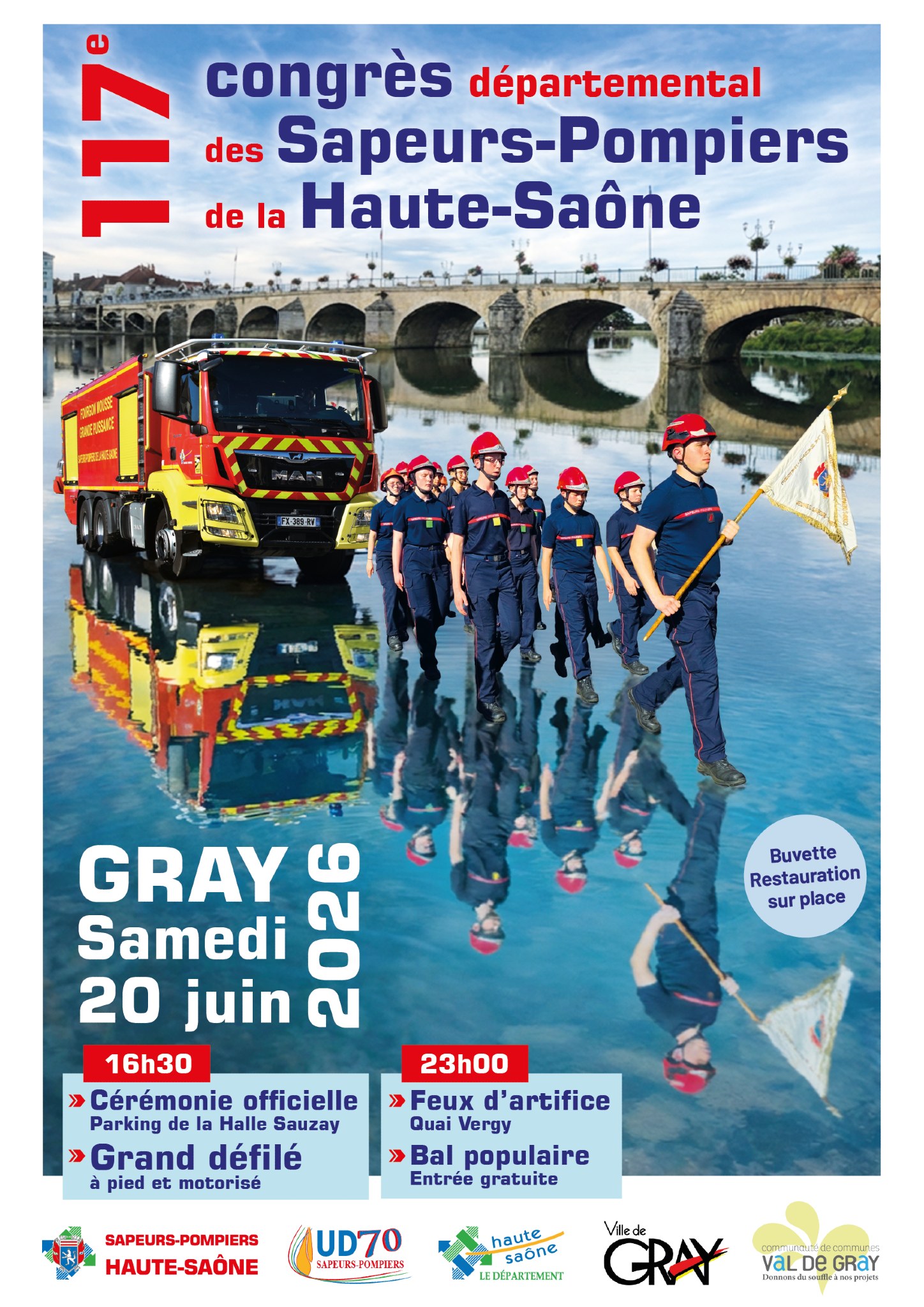 Congrès départementale des Sapeurs Pompiers de la Haute-Saône