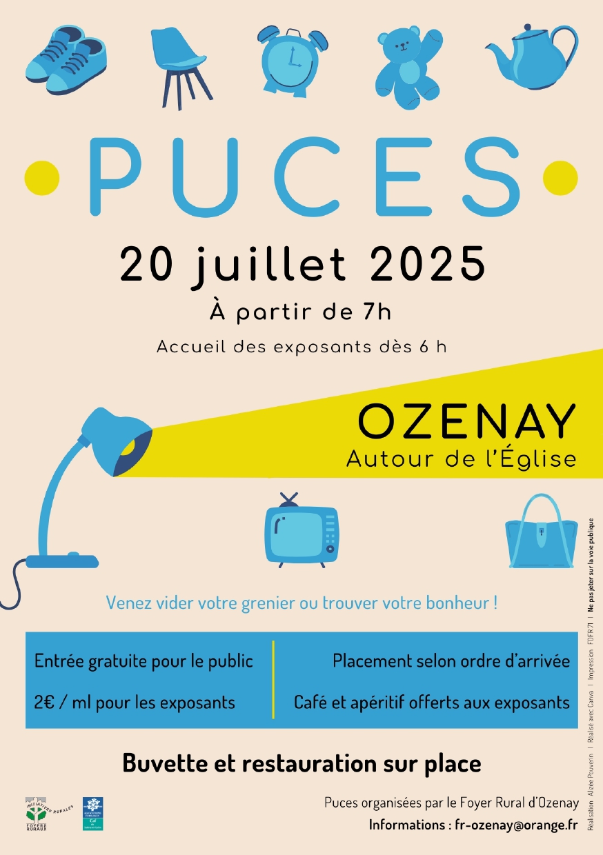 20 Juillet PucesOzenay