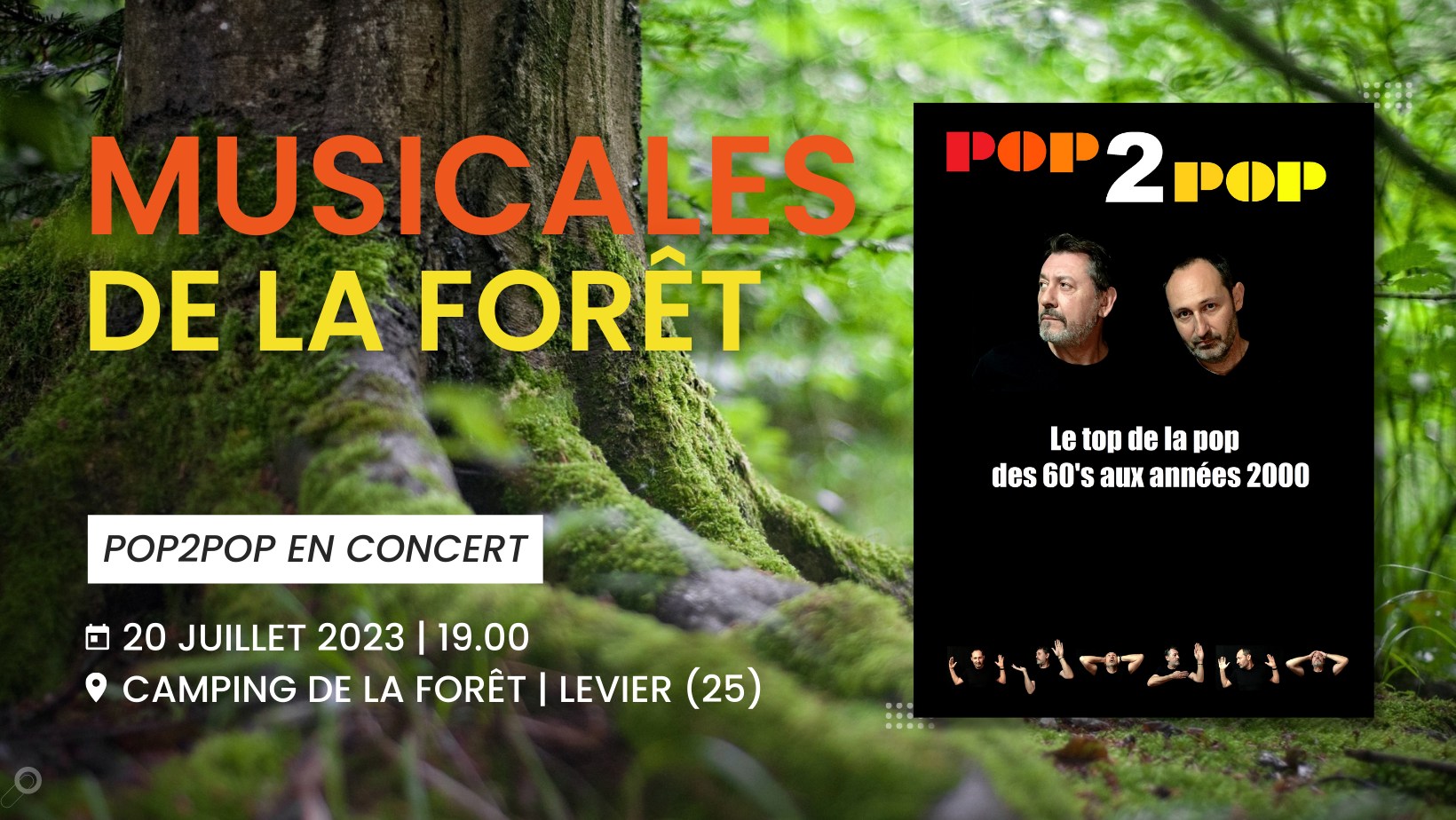 20 juillet - Musicale de la foret pop2pop - Levier