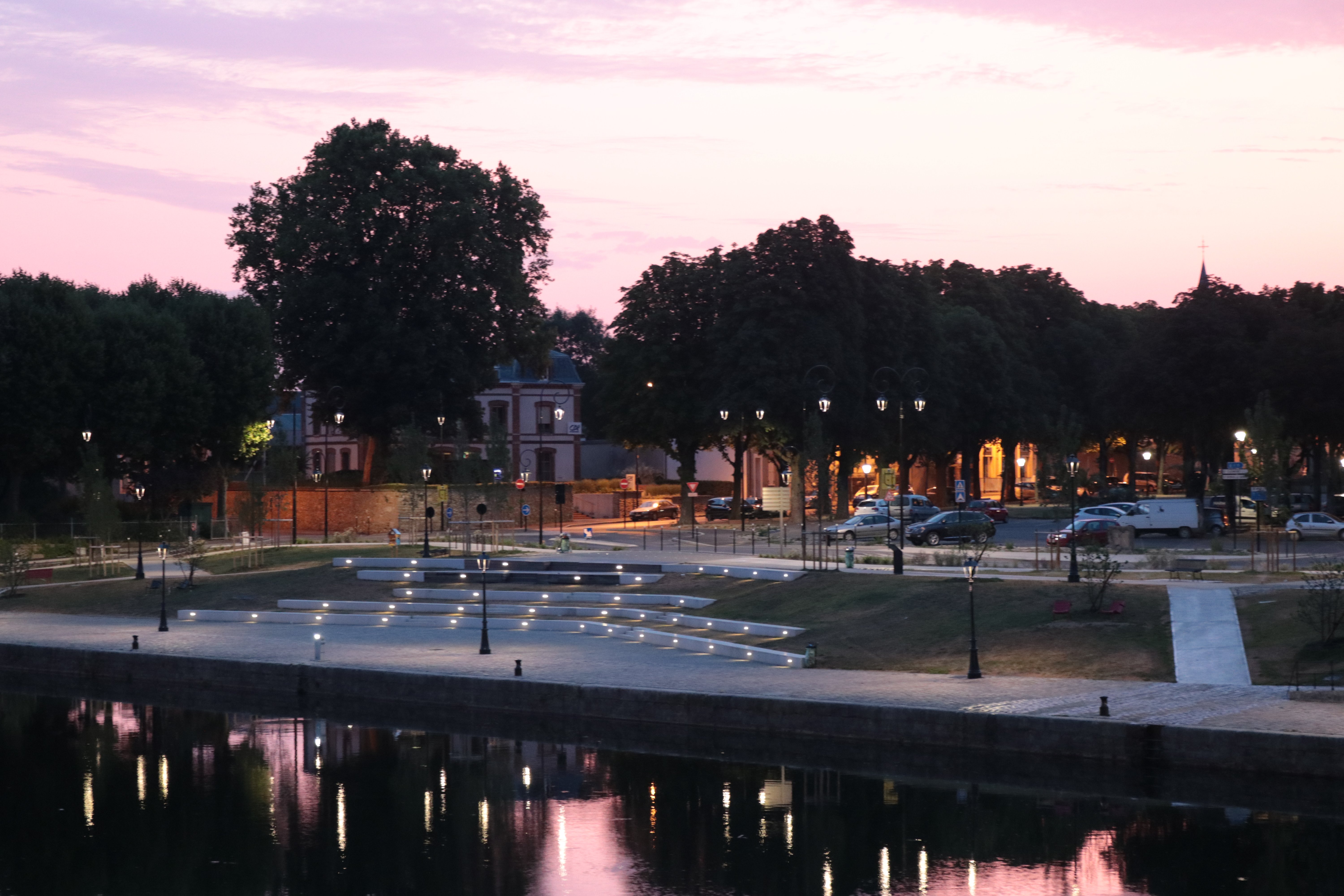Quais de l'Yonne à Sens
