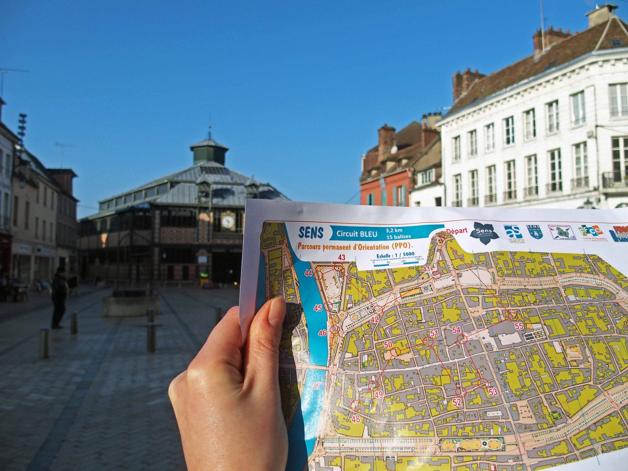 Parcours permanents d'orientation du centre historique de Sens