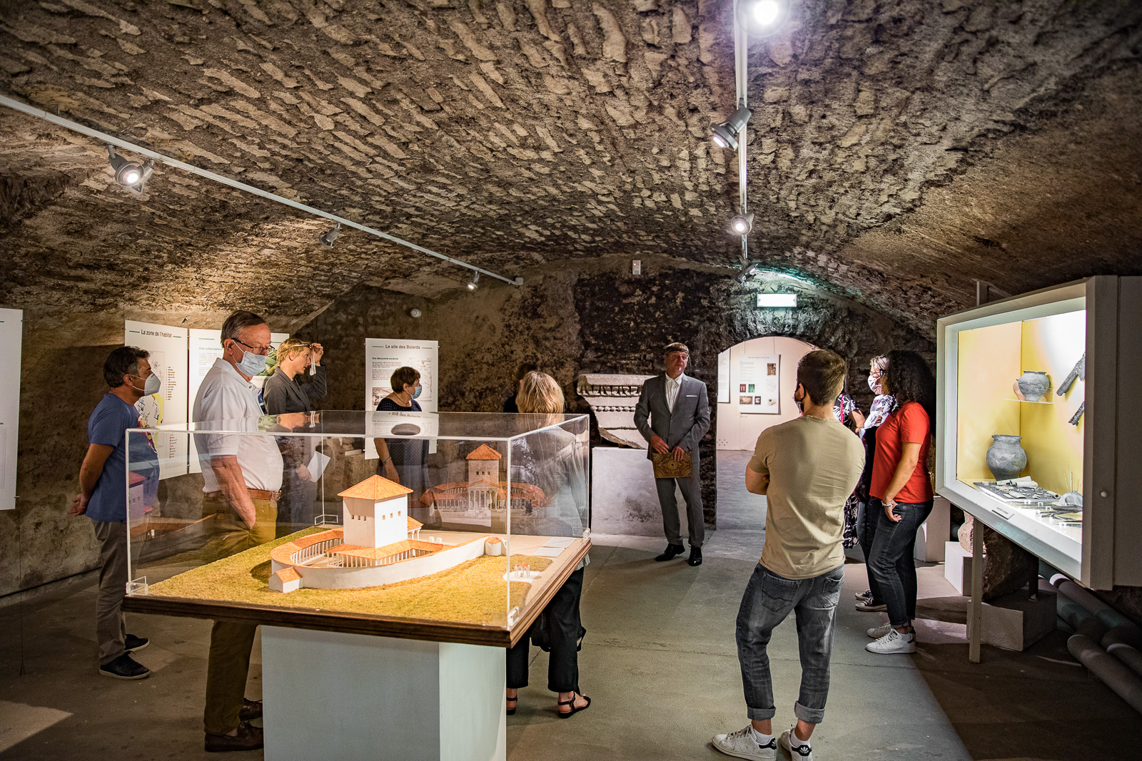 Visite salles archéologiques