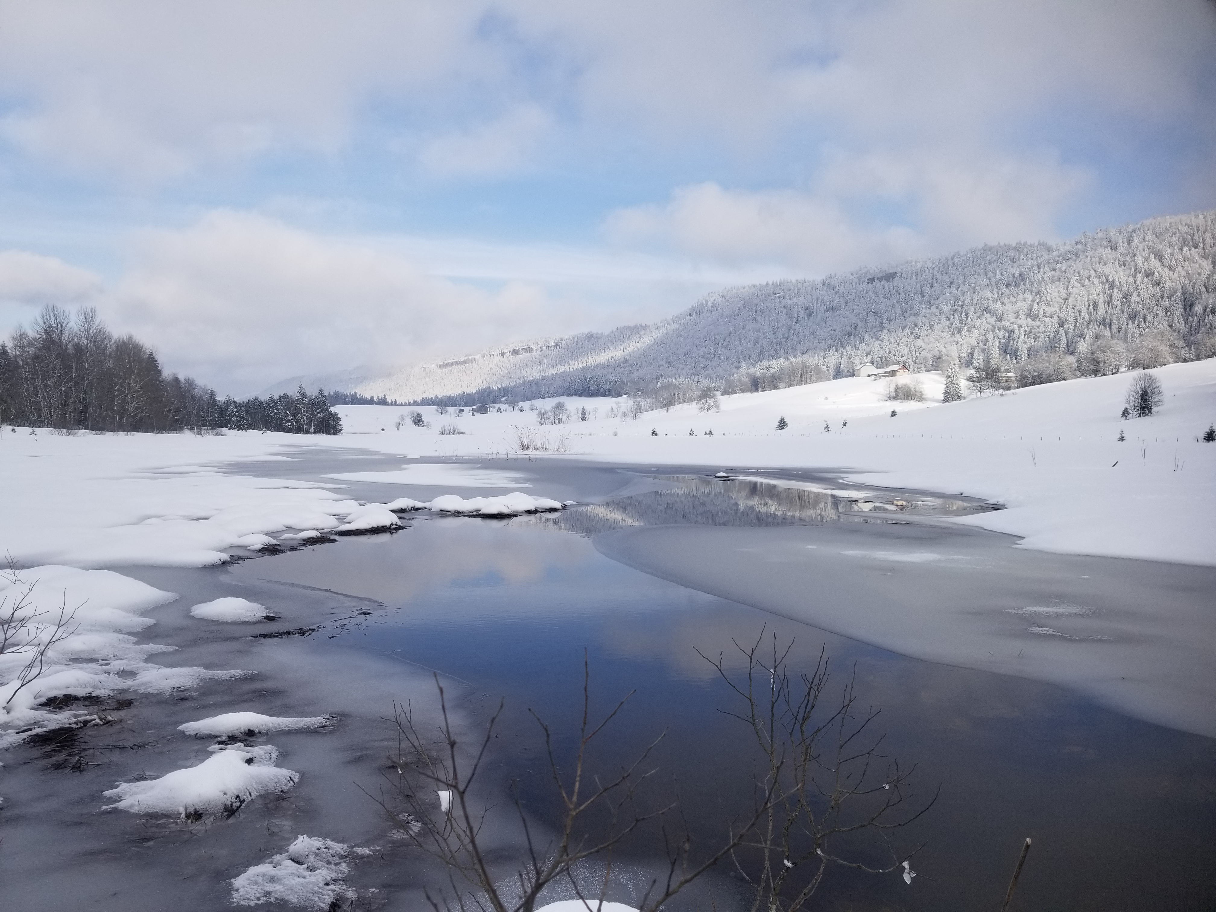 sortie raquettes Lacs et magie blanche
