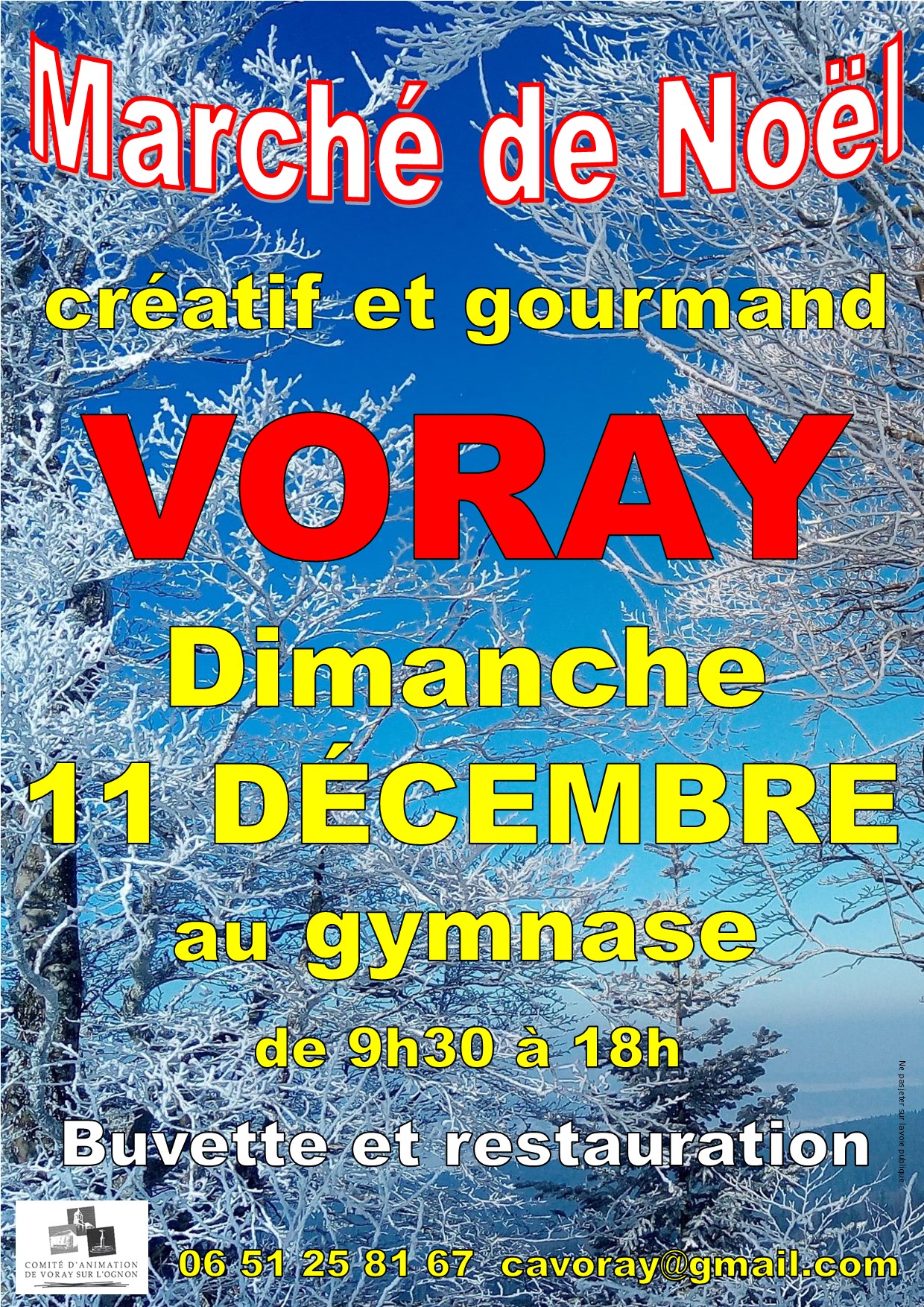 Marché de Noël à Voray