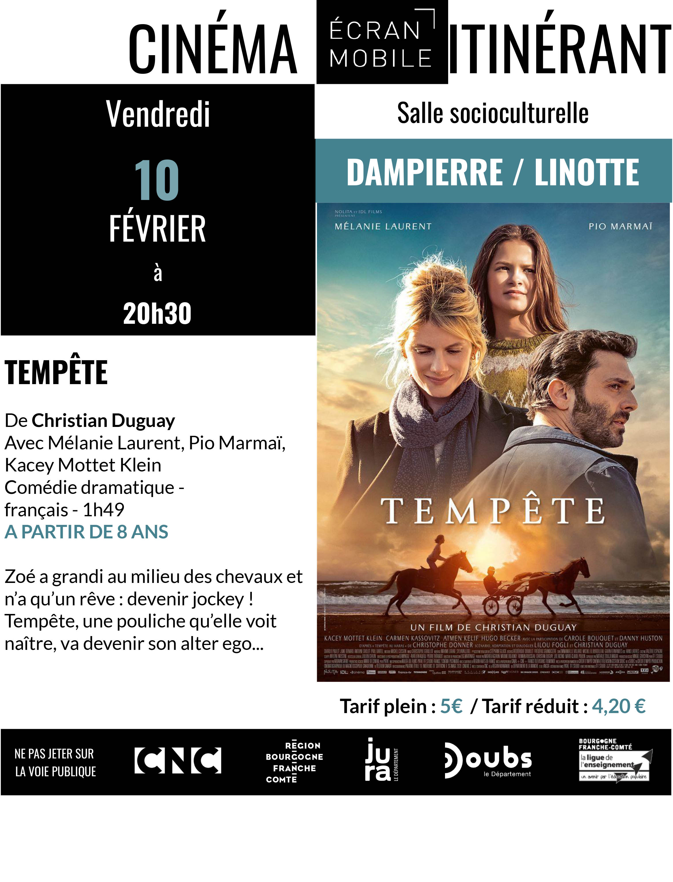 Cinéma à Dampierre-sur-Linotte