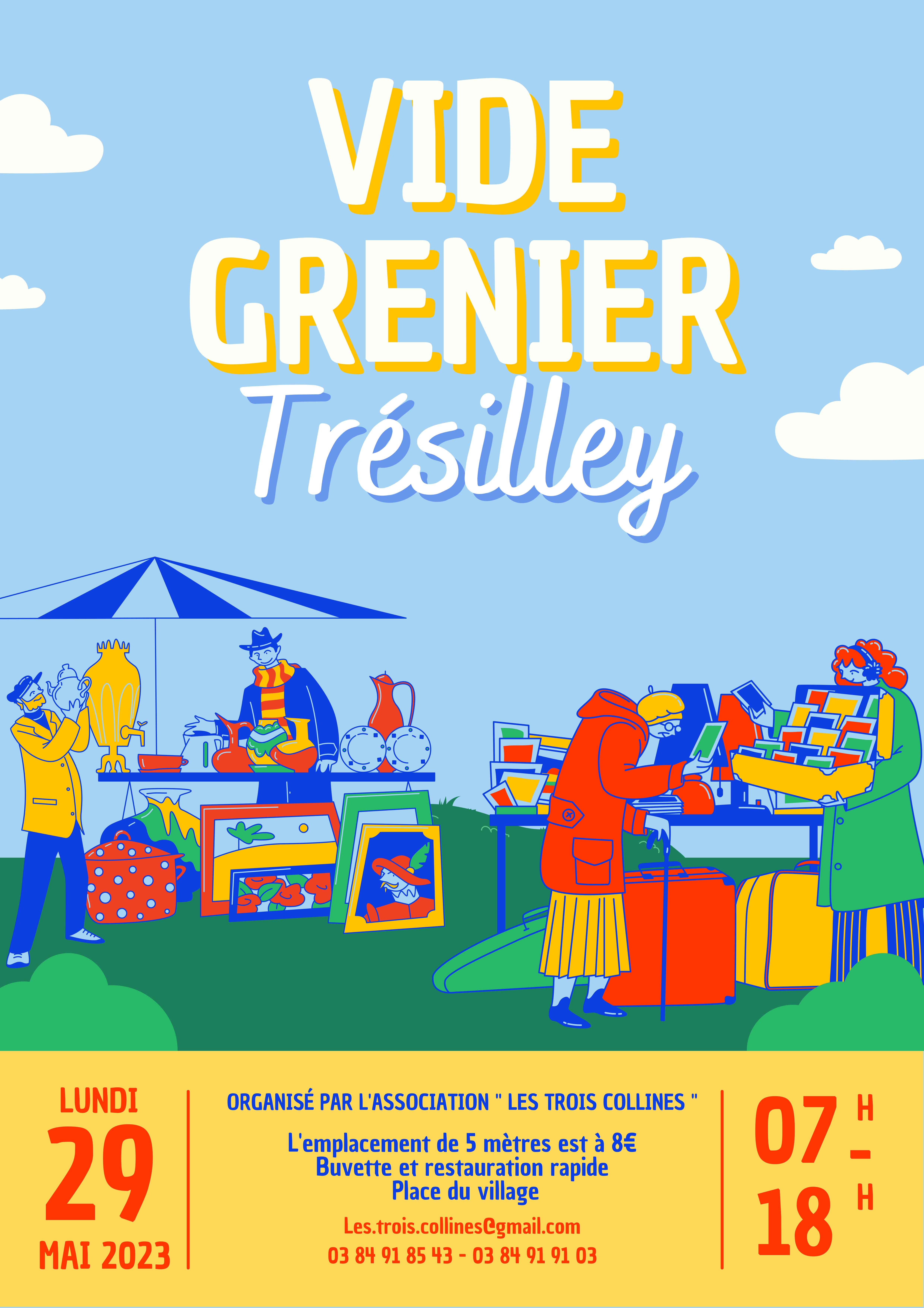 vide grenier trésilley
