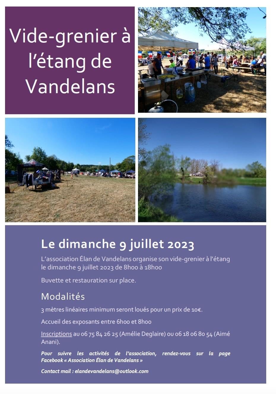Vide grenier à Vandelans