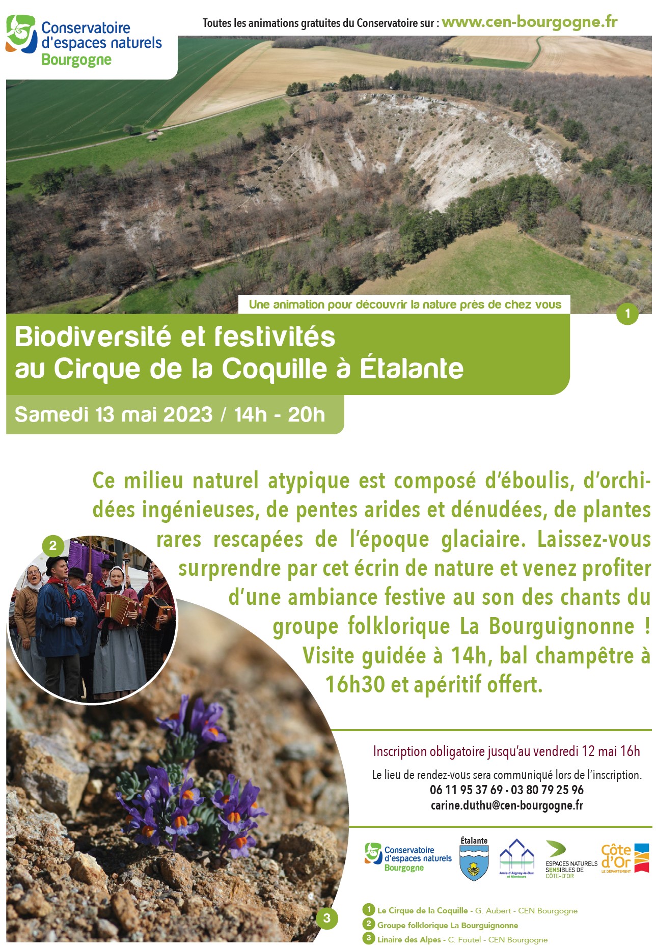 Biodiversité et festivités à la Coquille