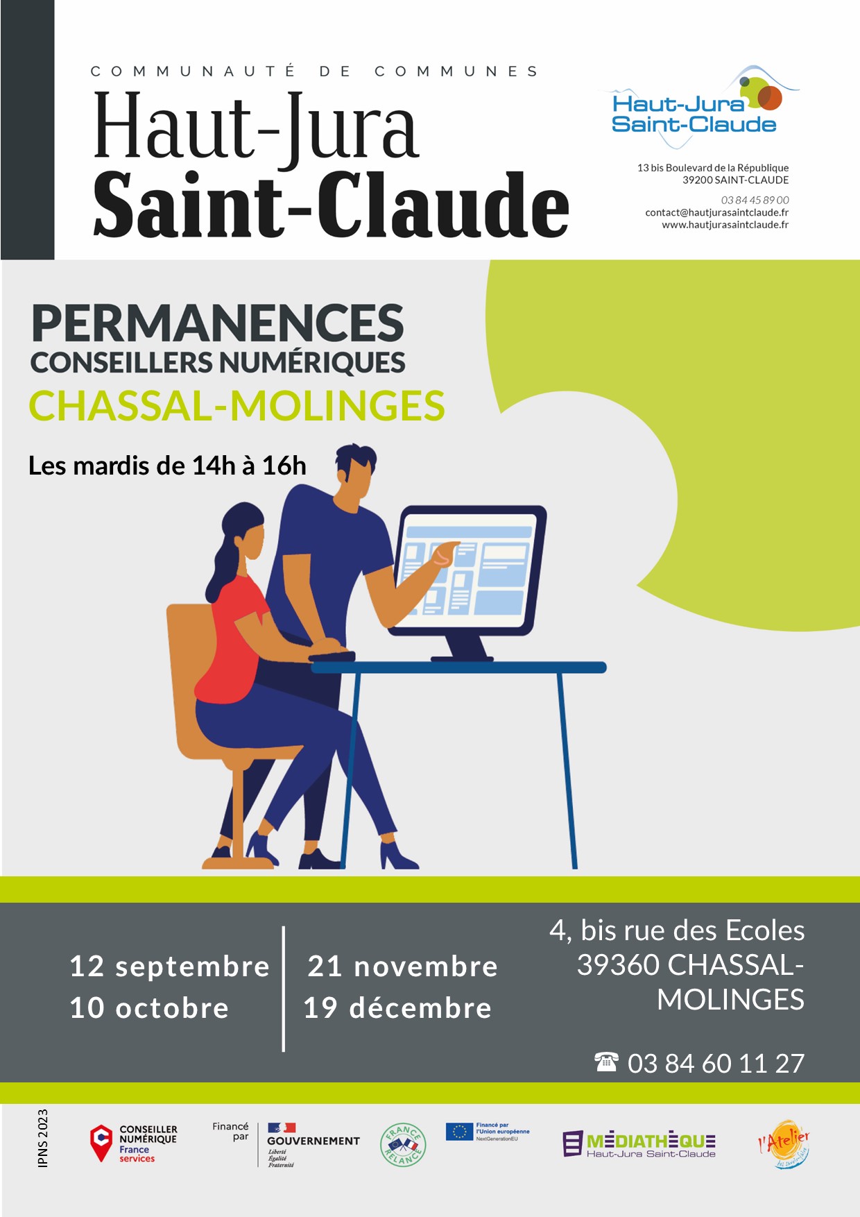 2023_SEPT_AFFICHE_CHASSAL-MOLINGES_PERMANENCES
