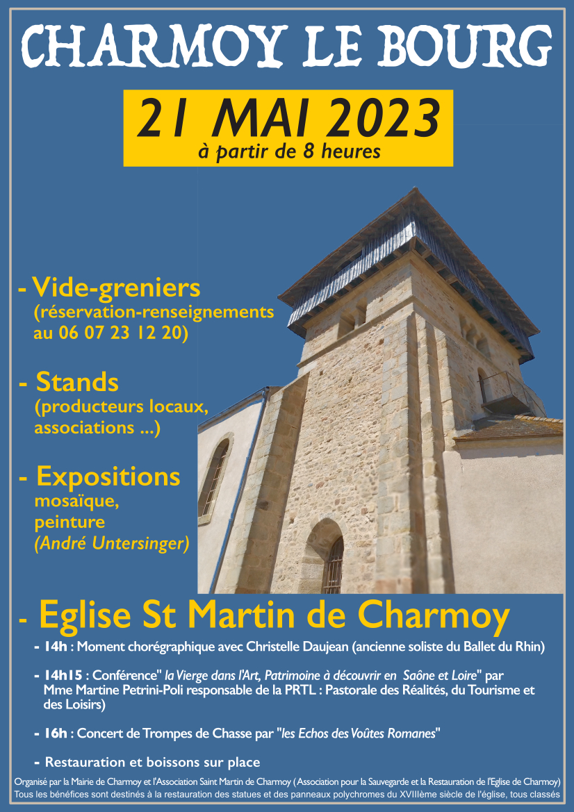 Affiche Charmoy 21 mai 2023