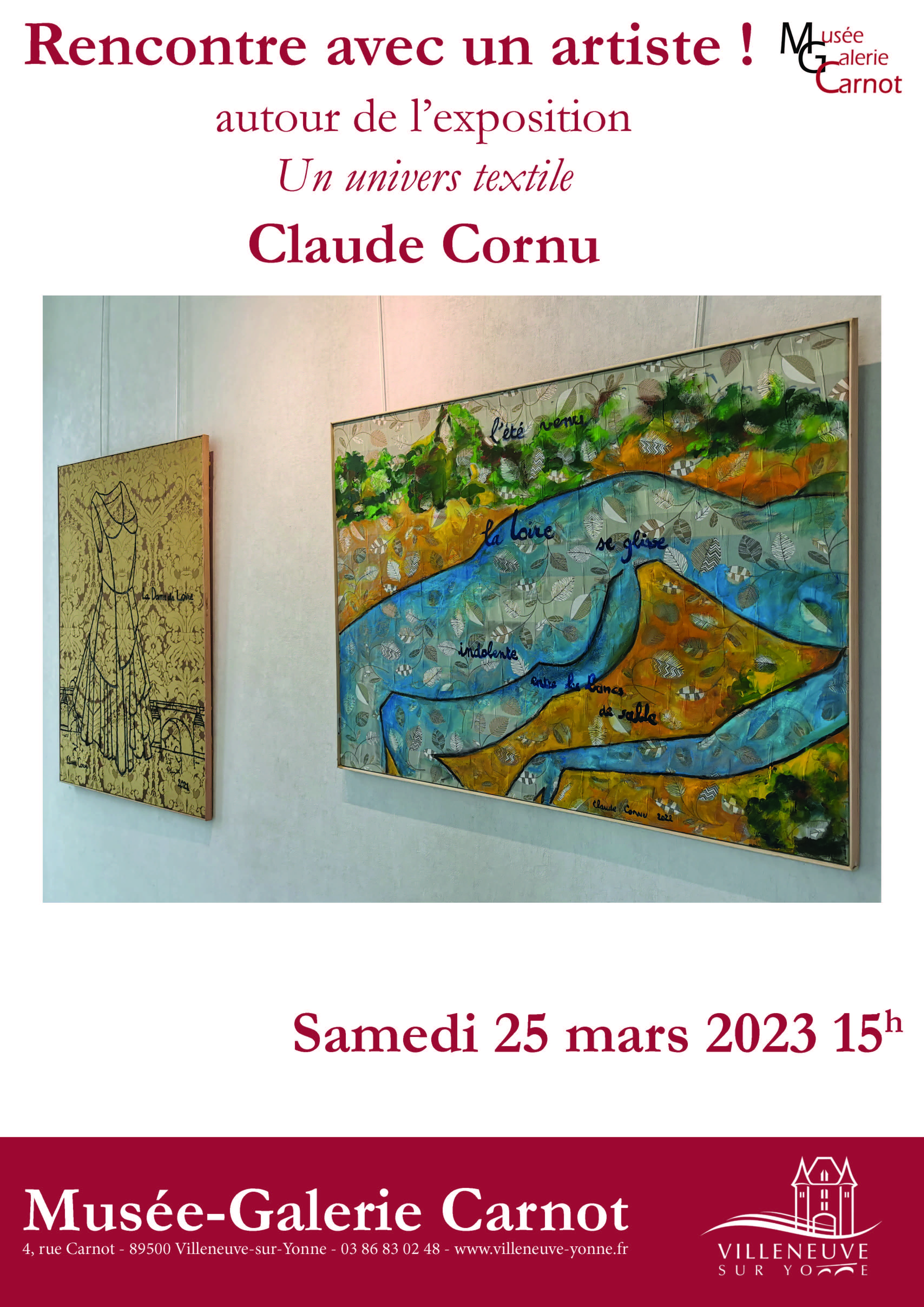 2023 rencontre avec un artiste visite guidée