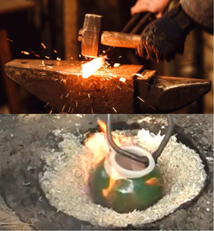 Coutelier et céramiste raku
