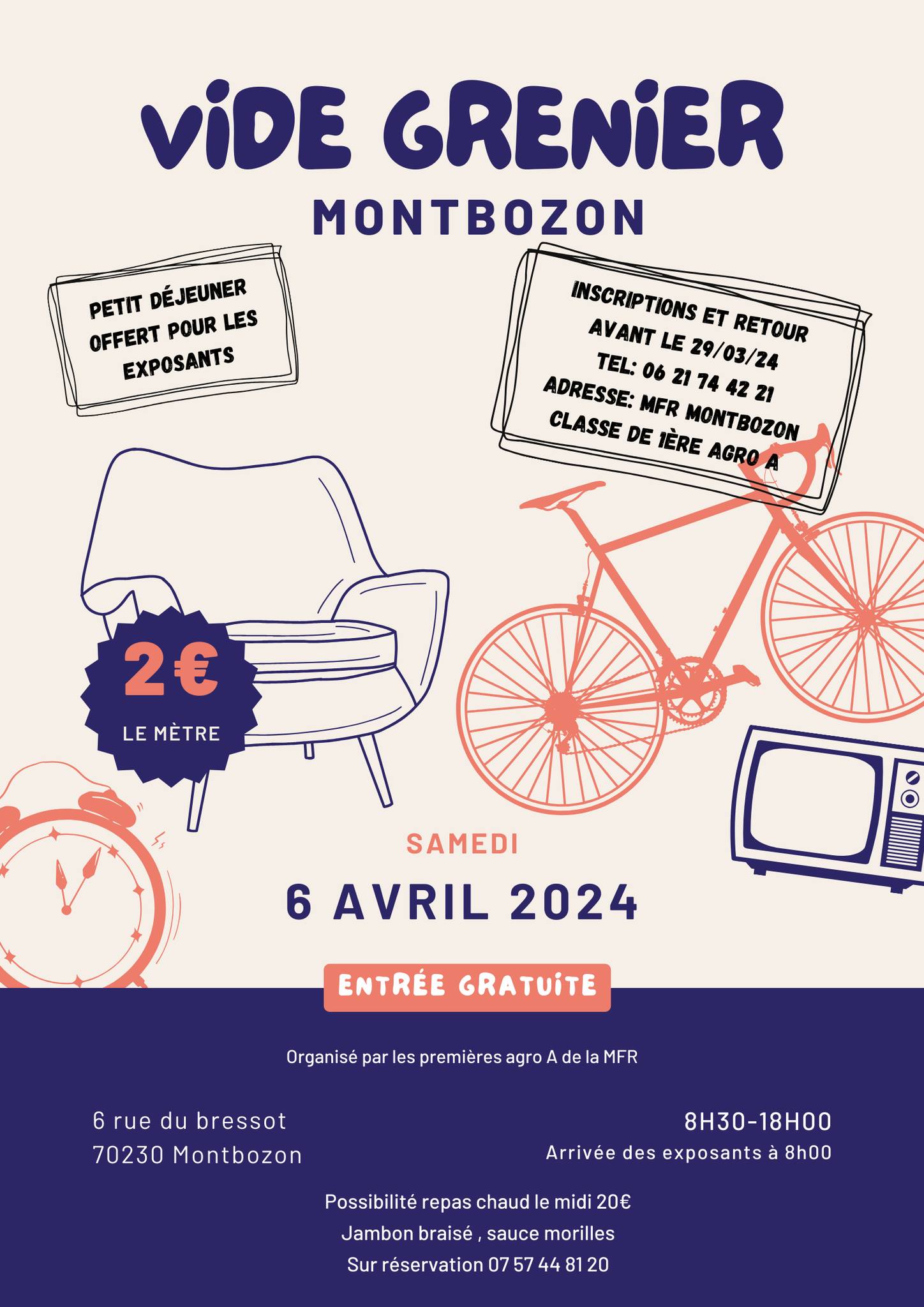 Vide grenier à Montbozon
