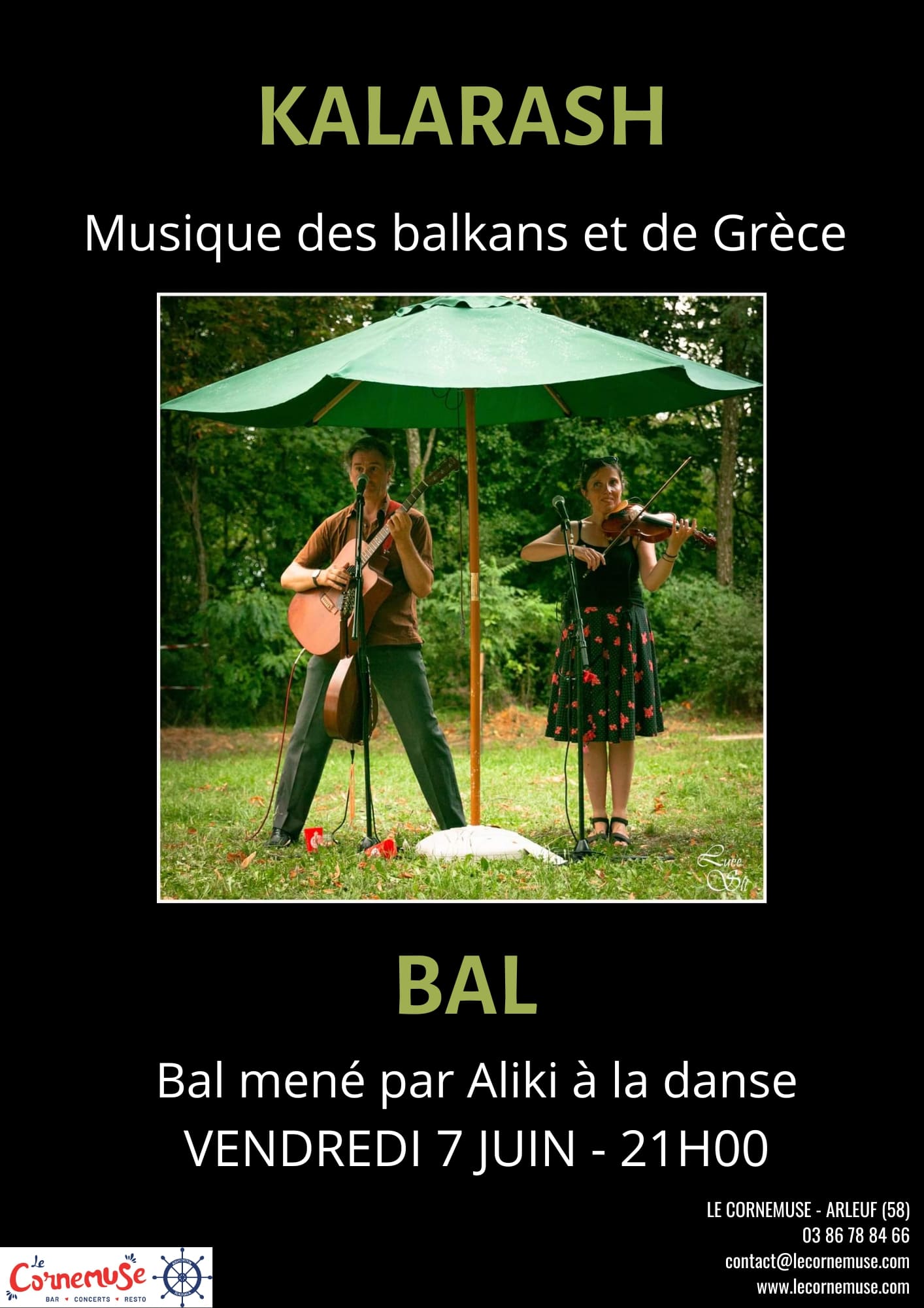 Kalarash : Bal : Musique des balkans et de Grèce  France Bourgogne-Franche-Comté Nièvre Arleuf 58430
