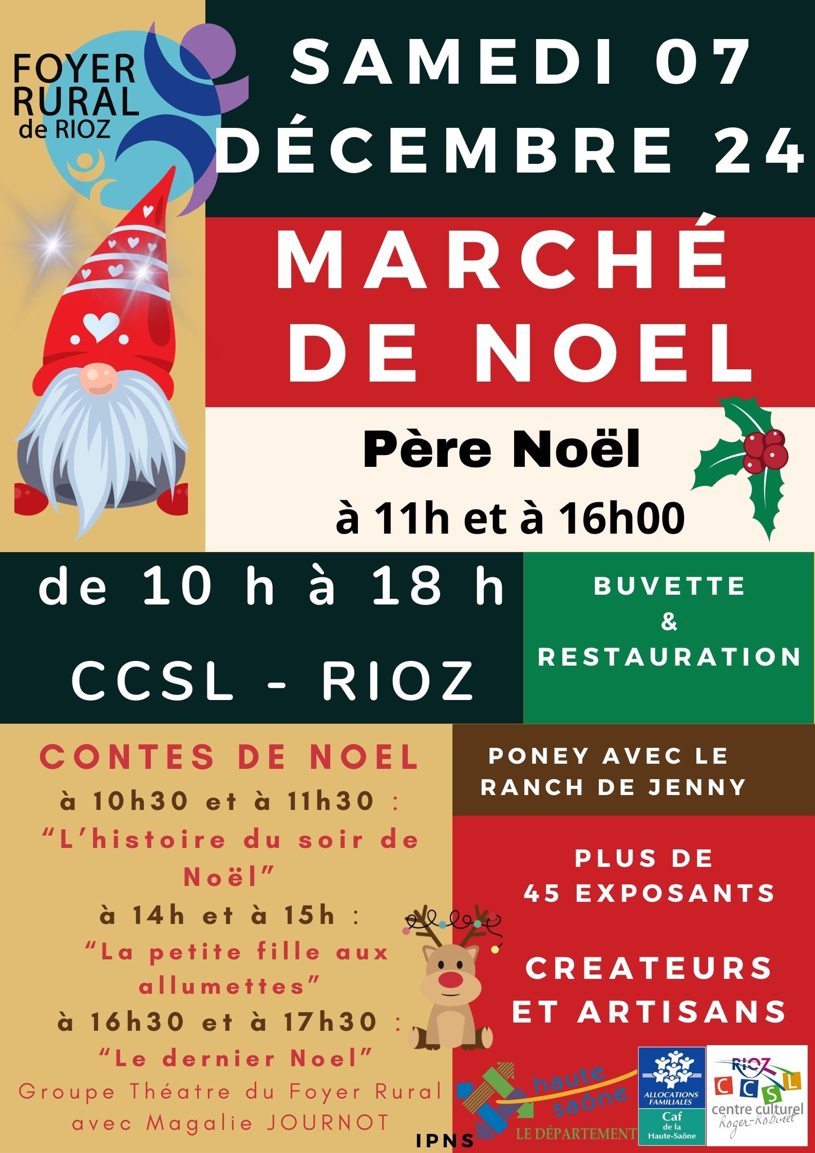 Marché de Noël à Rioz