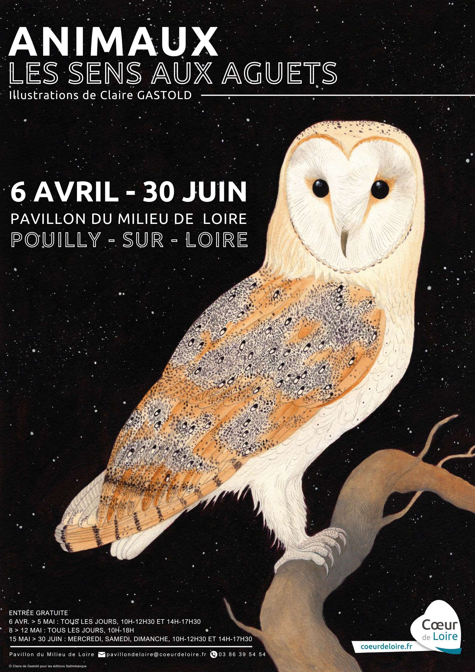 Aff expo Animaux, les sens aux aguets