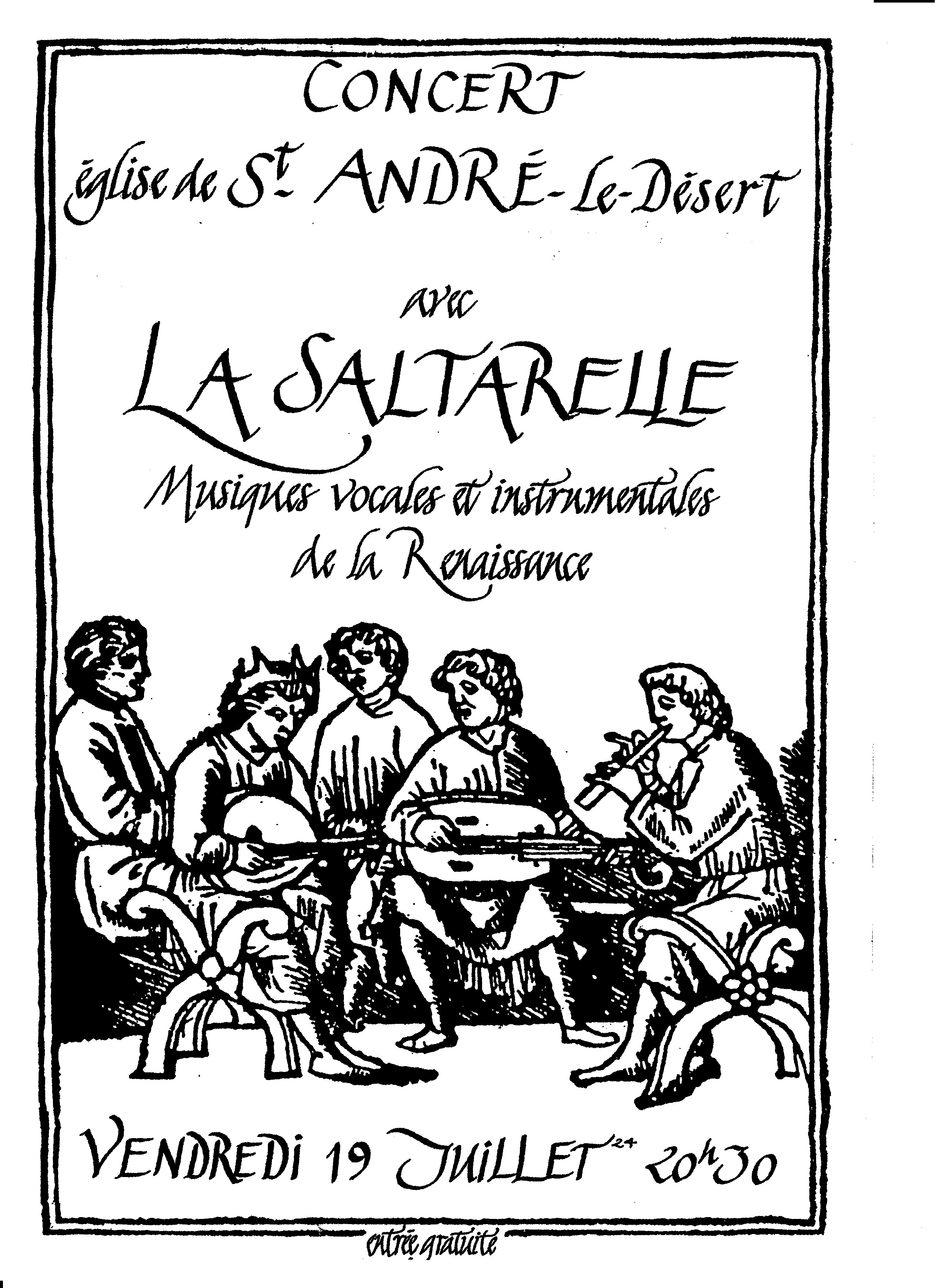 Affiche La Saltarelle