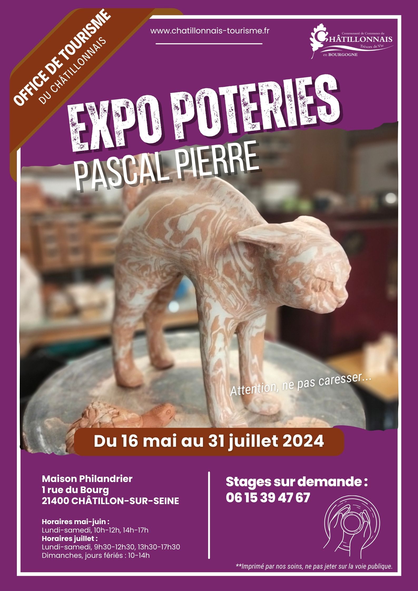 Affiche Pascal Pierre 2024