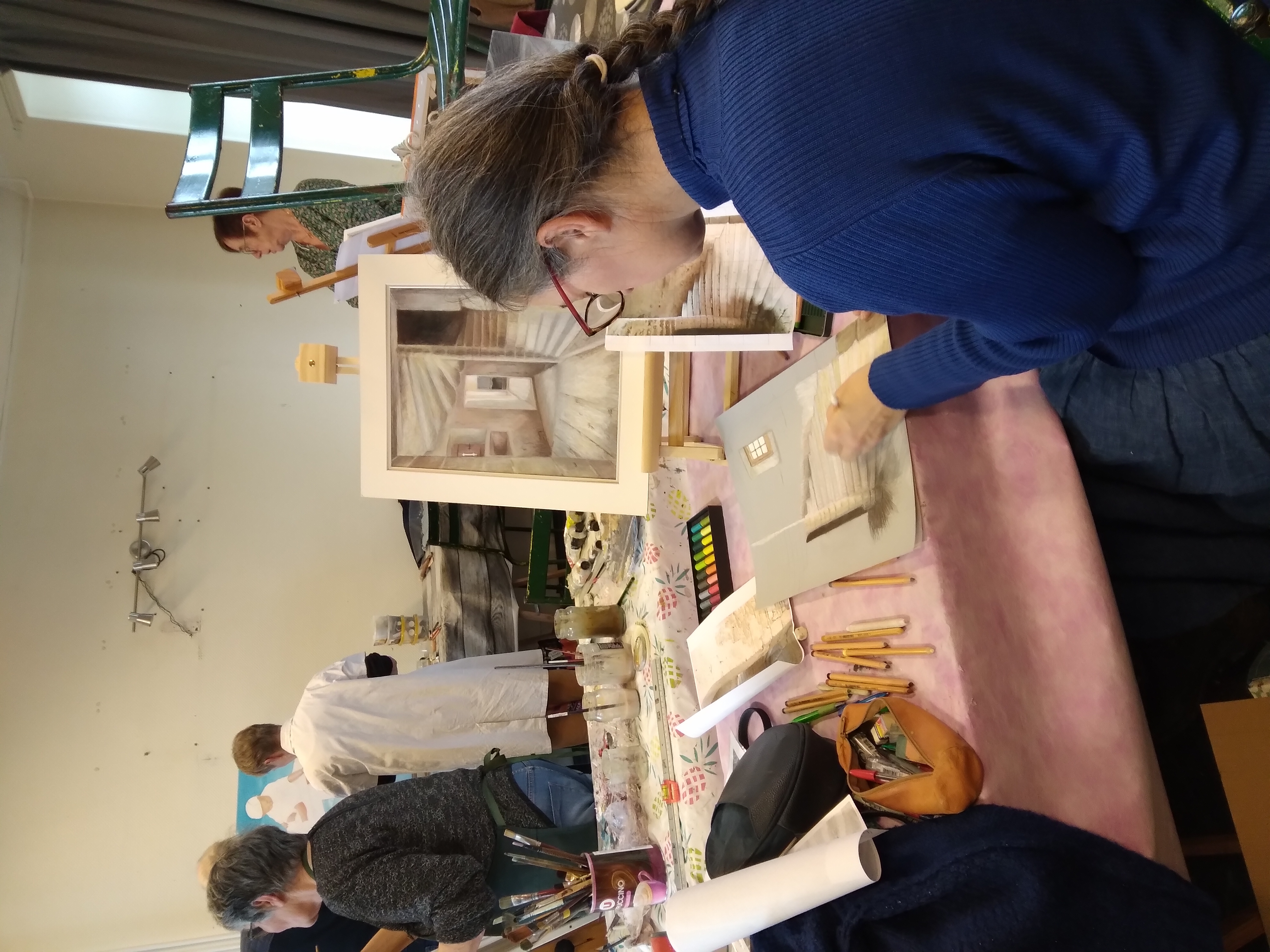 Atelier de peinture Vitteaux