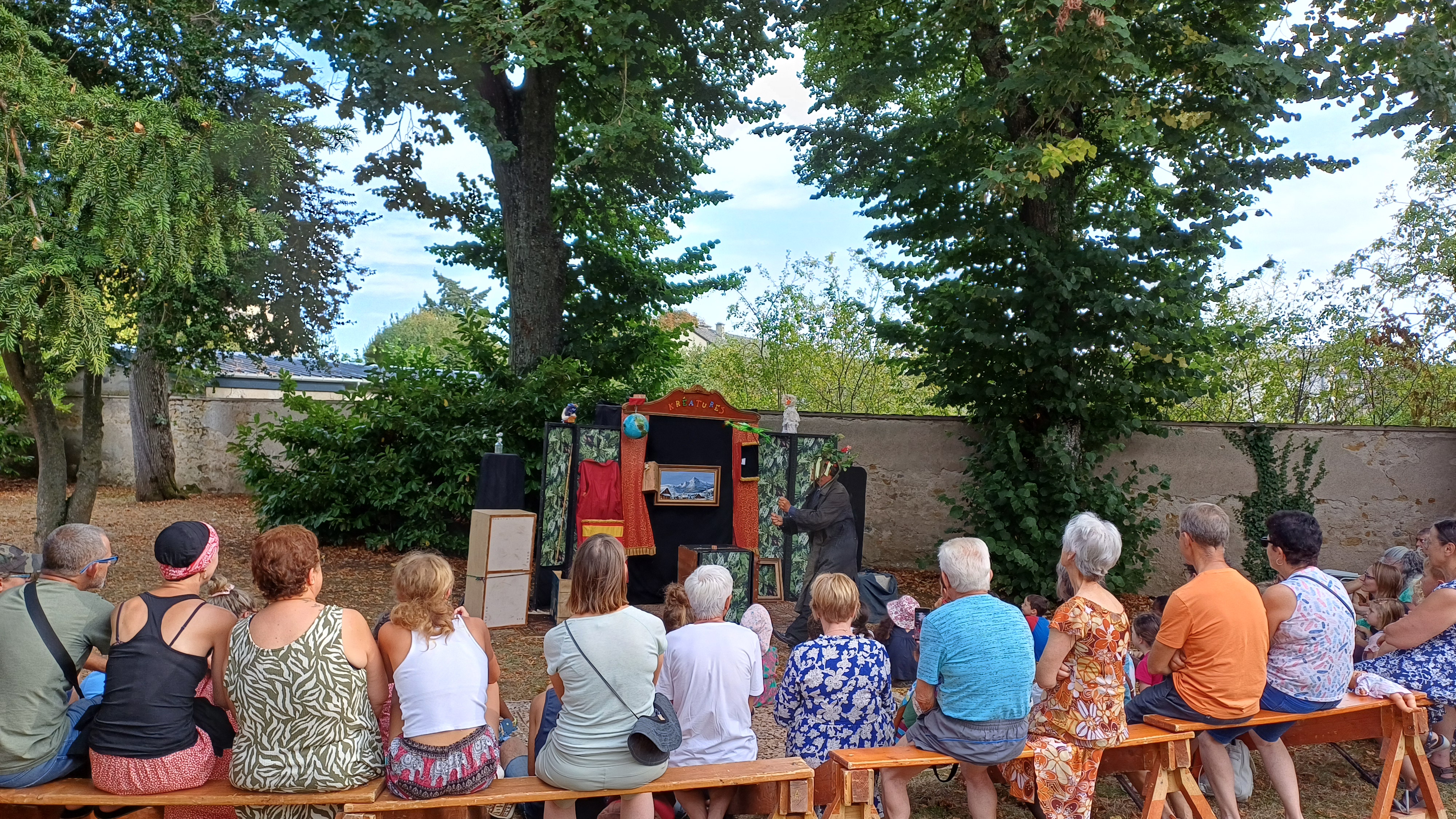 Spectacle à l'occasion de "Quartiers en fête" par la médiathèque de Fourchambault