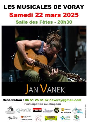 Concert de Jan Vanek en trio à Voray sur l'Ognon