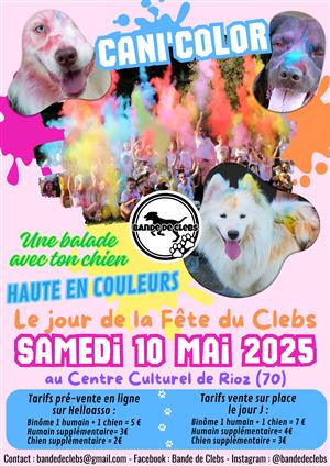 Cani color à Rioz