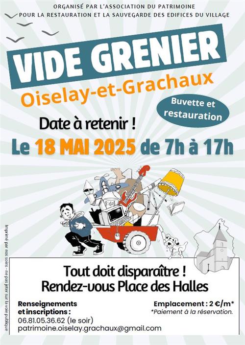 Vide grenier à Oiselay et Grachaux