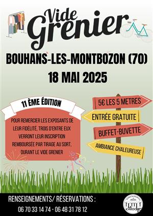 Vide grenier à Bouhans-les-Montbozon