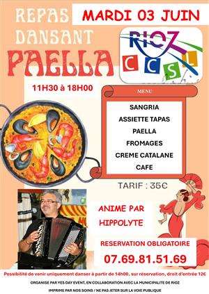 Repas Dansant à Rioz