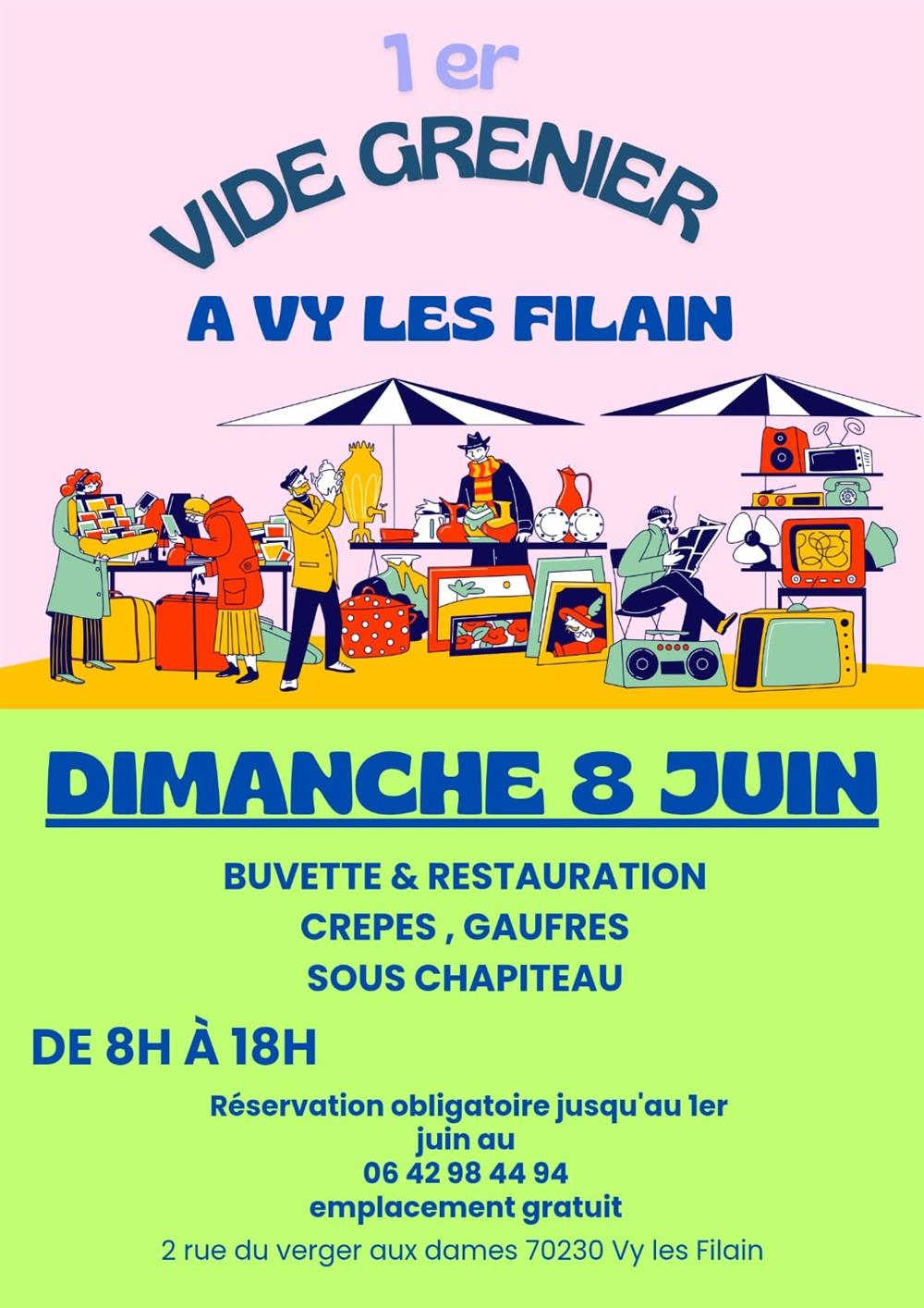 Vide Grenier à Vy Les Filain