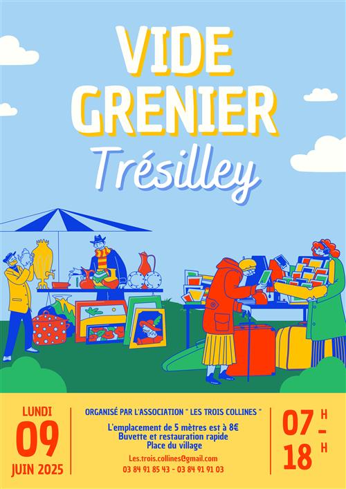 Vide grenier à Trésilley