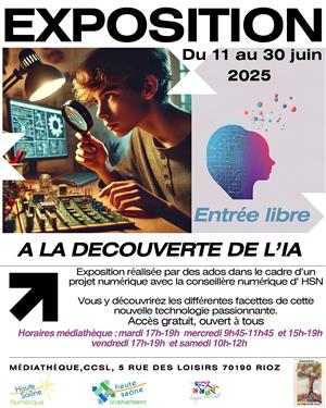 Exposition sur l'IA à rioz