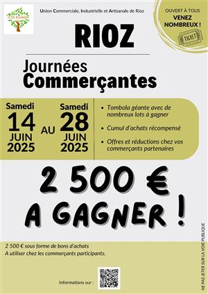 Journées commerçantes à Rioz