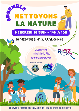 Nettoyons la Nature à Rioz