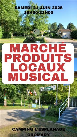 Marché de produits locaux à Cromary