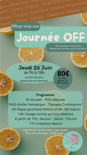 Offrez-vous une jurnée off à Beaumotte et Aubertans