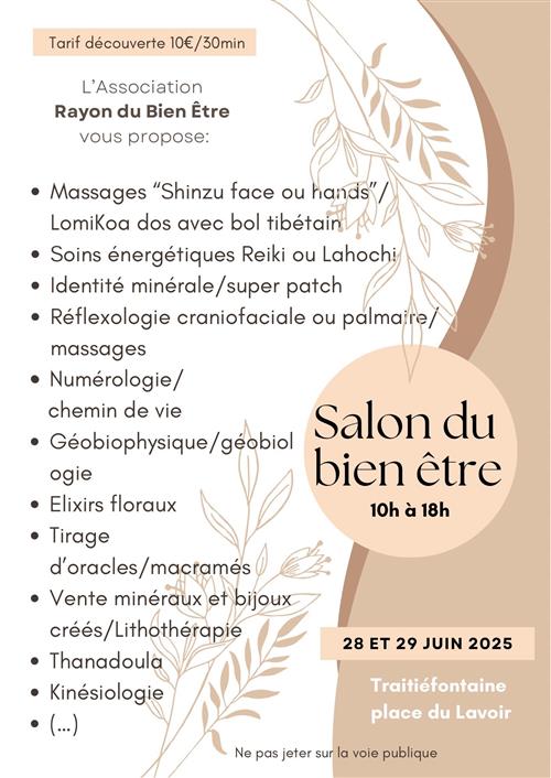 Salon du bien être à Traitiéfontaine
