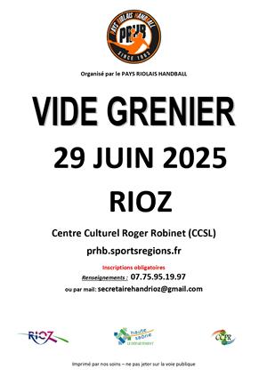 Vide Grenier à Rioz