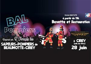 Bal des pompiers à Cirey