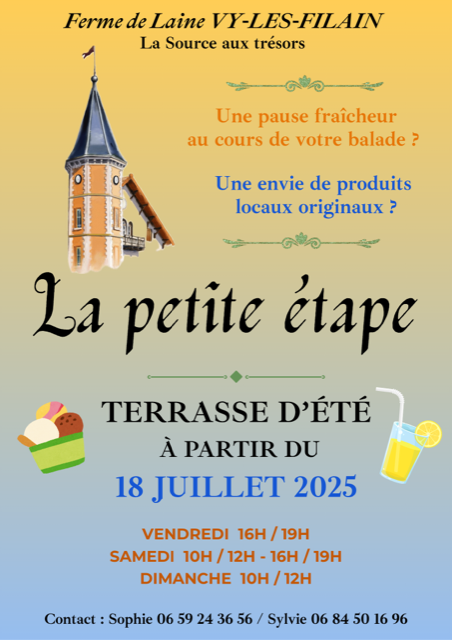 La petite étape à la ferme de laine