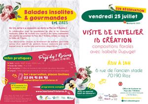 Visite de l'atelier ID Création à Rioz