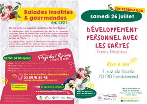 Développement personnel avec les cartes à Fondremand