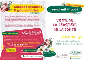 Visite de la Brasserie de la Comté à Chaux La Lotière