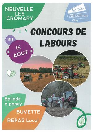 Concours de labours à Neuvelle les Cromary