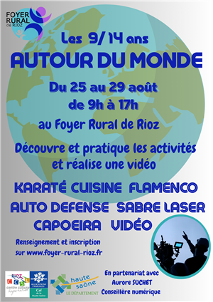 Autour du monde au Foyer Rural de Rioz