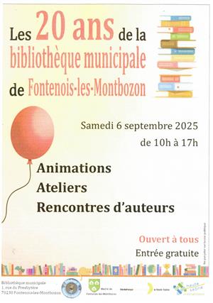 Portes ouvertes de la bibliothèque municipale de Fontenois-les-Montbozon