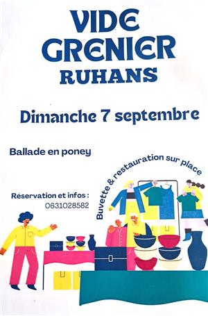 Vide grenier à Ruhans