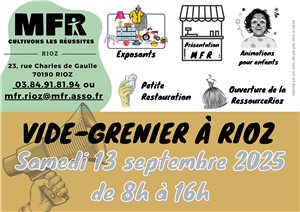 Vide grenier à la MFR de Rioz
