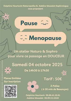 Atelier Pause ménopause à Palise